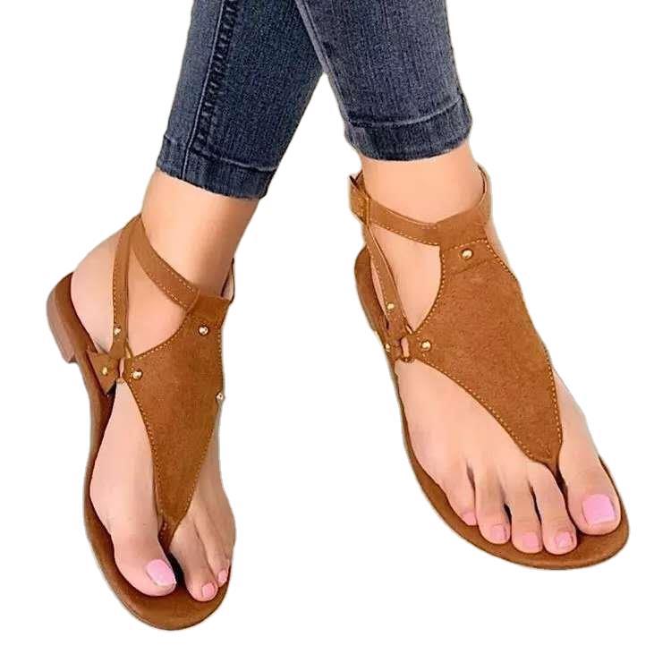 Beach buckle sandals