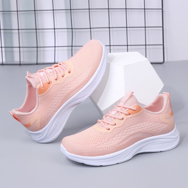 Women's Soft-soled Flyknit Sports Casual Shoes