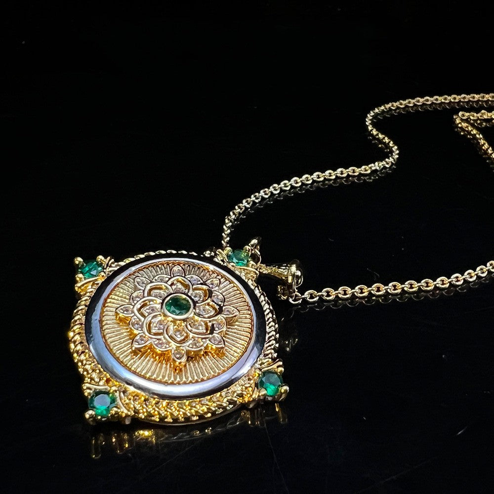 Italian Hand-brushed 24k Necklace