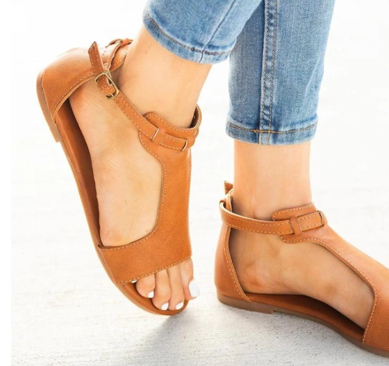 Women's suede sandals