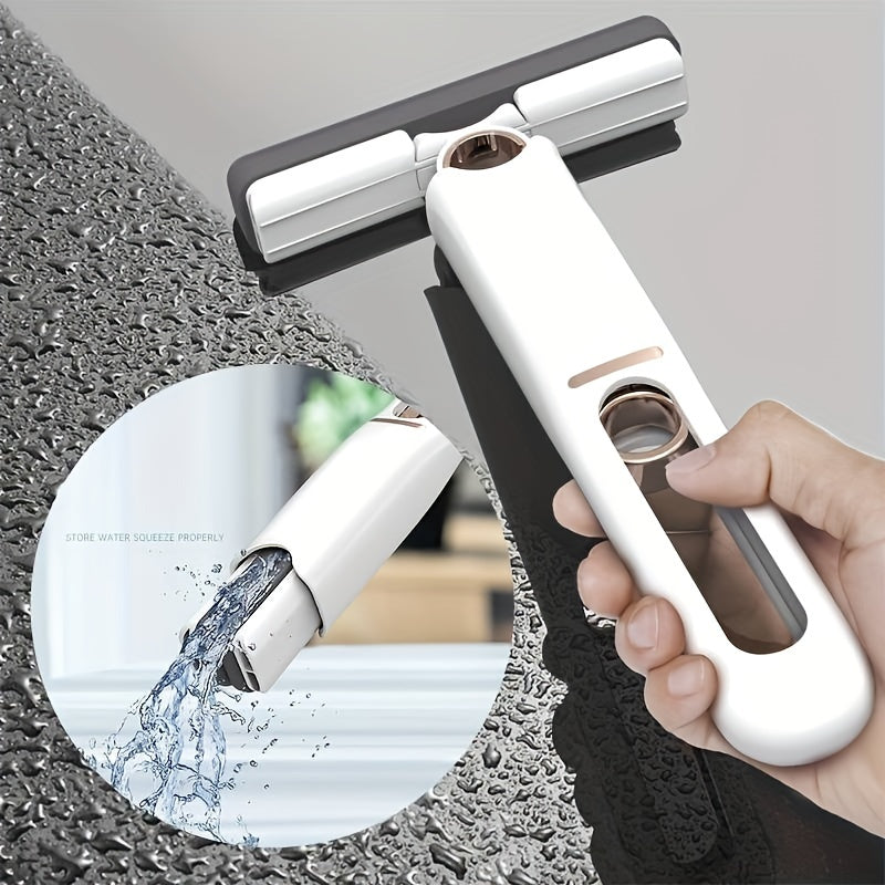 New Portable Self-NSqueeze Mini Mope, Lazy Hand Wash-Fre Strong Absorbent Mop Multifunction Portable Squeeze Cleaning Mop Desk Window Glass Cleaner Kitchen Car Sponge Cleaning Mop Home Cleaning Tools