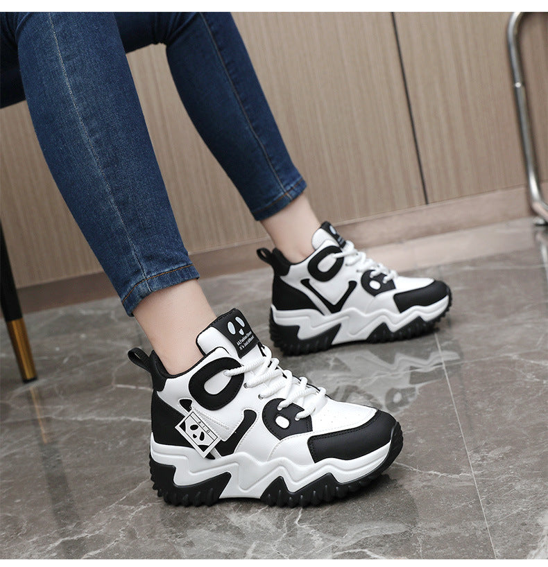 Color Matching Autumn And Winter Casual Shoes Women