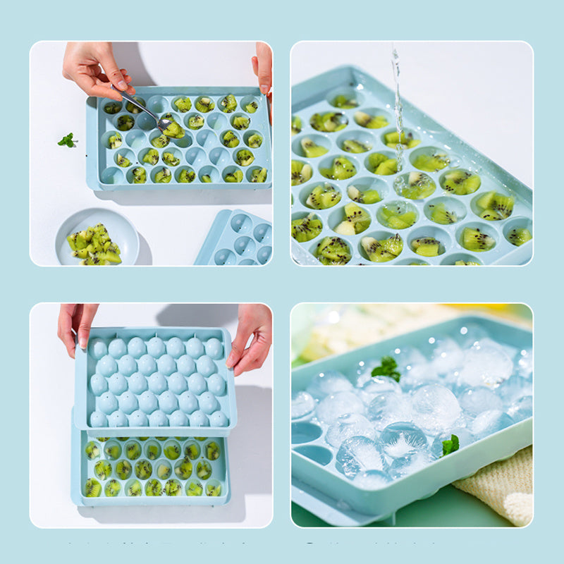 3D Round Ice Molds Home Bar Party Use Round Ball Ice Cube Makers Kitchen DIY Ice Cream Moulds
